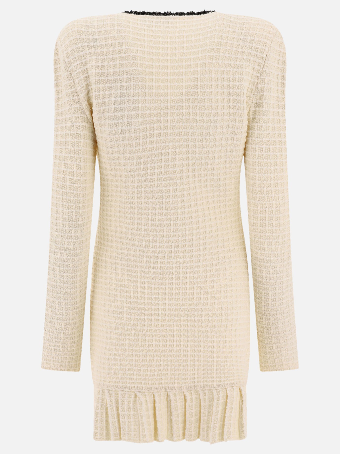 Mini dresses 54% polyester 20% cotton 12% viscose 6% polyamide 5% wool 3% metallic fibre  Beige - Self-portrait Women | PDP | VIETTI Online Store | Zoom-Modal_2
