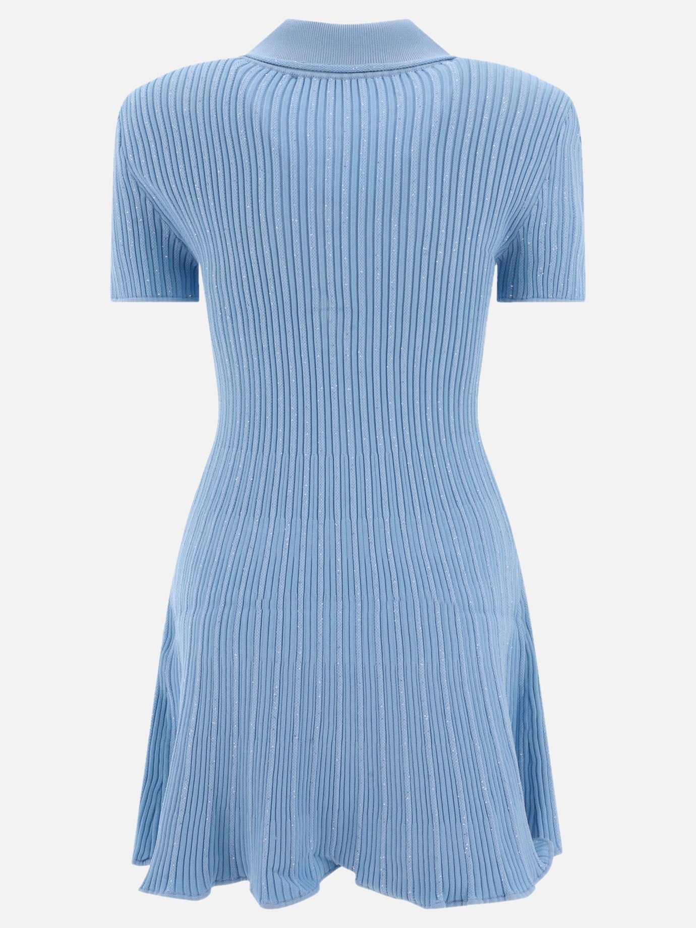 Mini dresses 58% viscose 41% polyamide 1% elastane  Light blue - Self-portrait Women | PDP | VIETTI Online Store | thumbnail_2