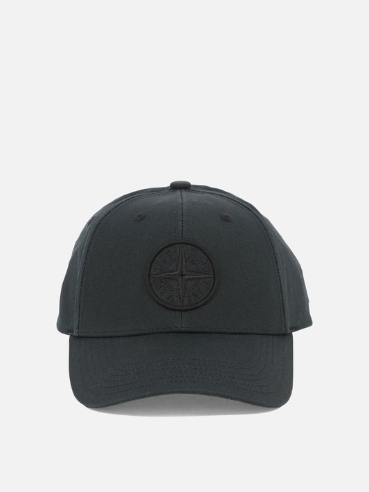 Baseball caps 100% cotton  Black - Stone Island Men | PLP | VIETTI Online Store 
