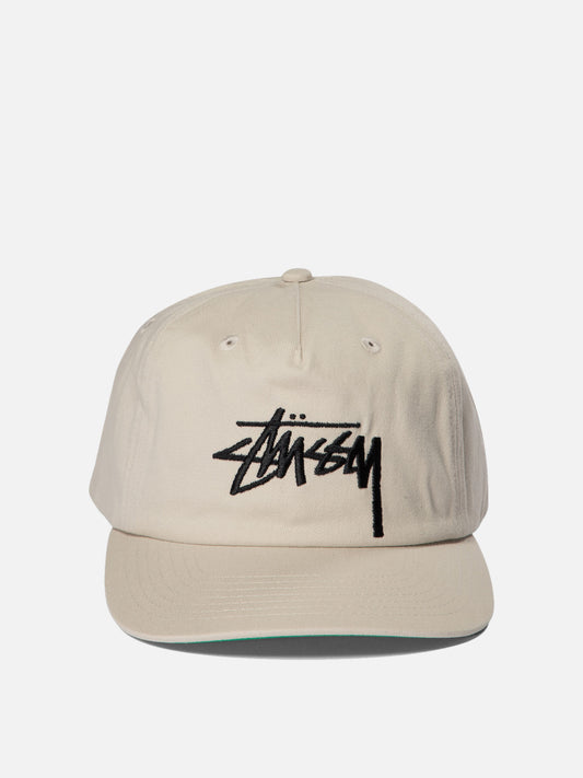 Stüssy "Mid-depth Big Stock Snapback" cap Beige