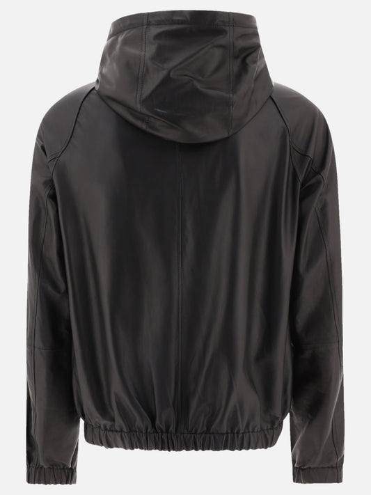 Tagliatore "Connor" leather jacket 10298795_48 Black 2