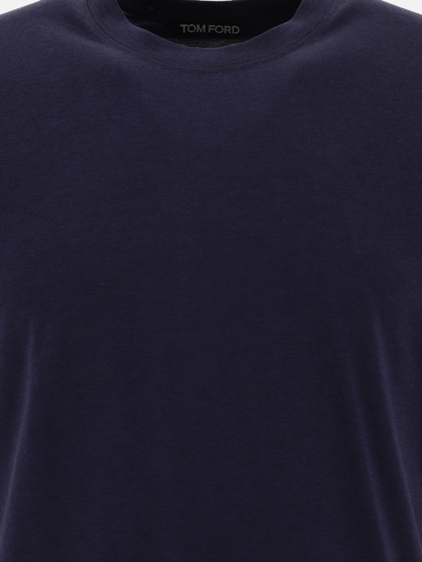 Crewneck t-shirts Solid colour  Blue - Tom Ford Men | PDP | VIETTI Online Store | thumbnail_3