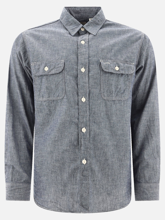 Sugar Cane Chambray shirt Blue