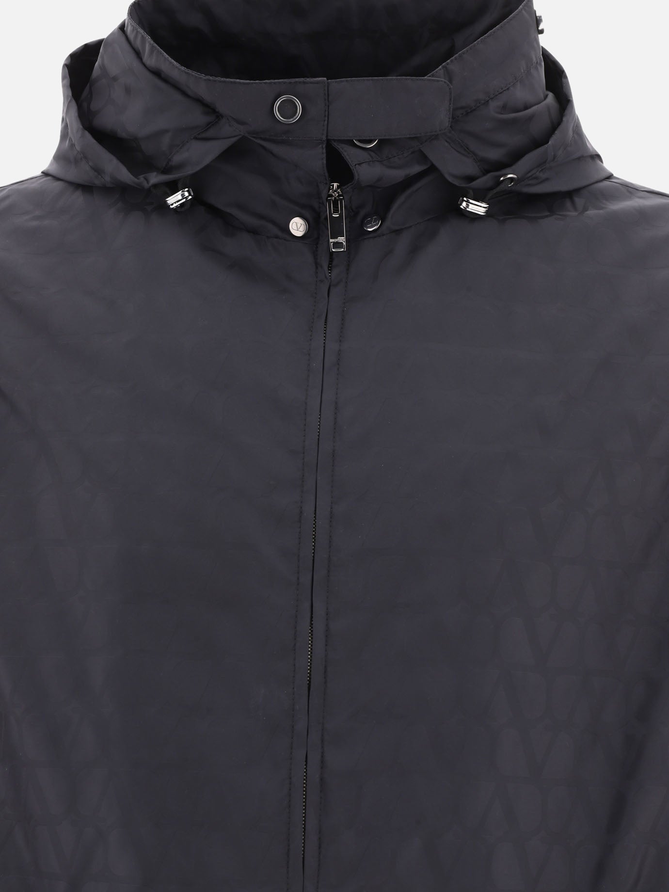 Windbreakers 100% polyamide  Black - Valentino Men | PDP | VIETTI Online Store | Zoom-Modal_3
