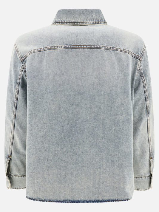 Denim jackets 100% cotton  Light blue - Valentino Men | PLP | VIETTI Online Store | 2
