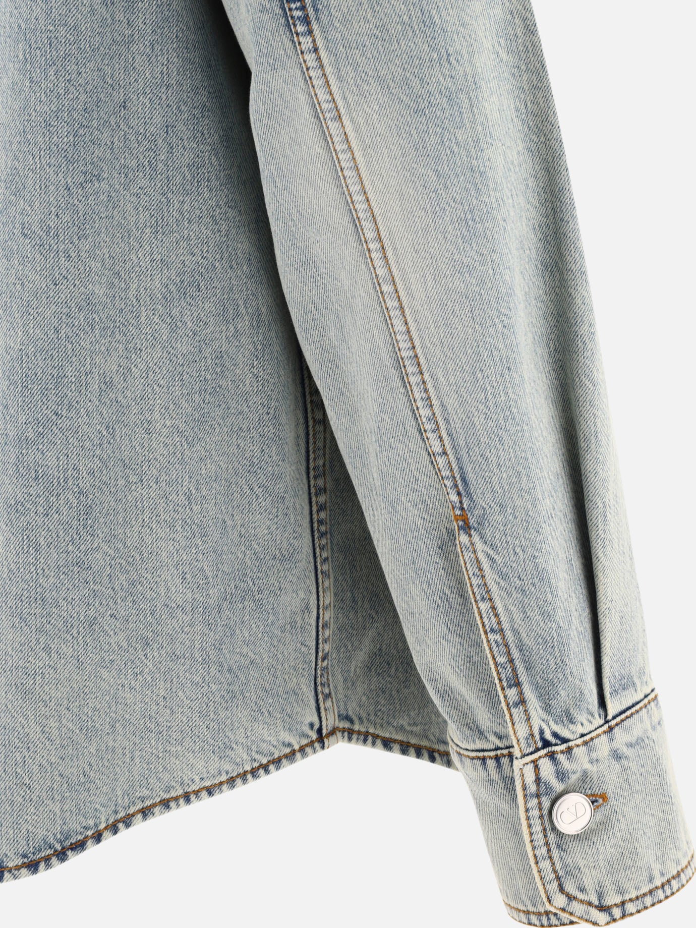 Denim jackets 100% cotton  Light blue - Valentino Men | PDP | VIETTI Online Store | Zoom-Modal_4
