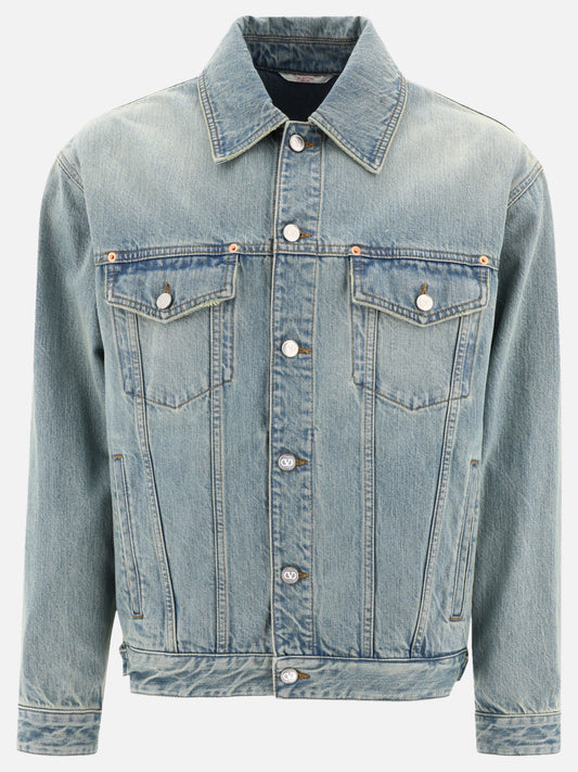 Denim jackets 100% cotton  Light blue - Valentino Men | PLP | VIETTI Online Store 
