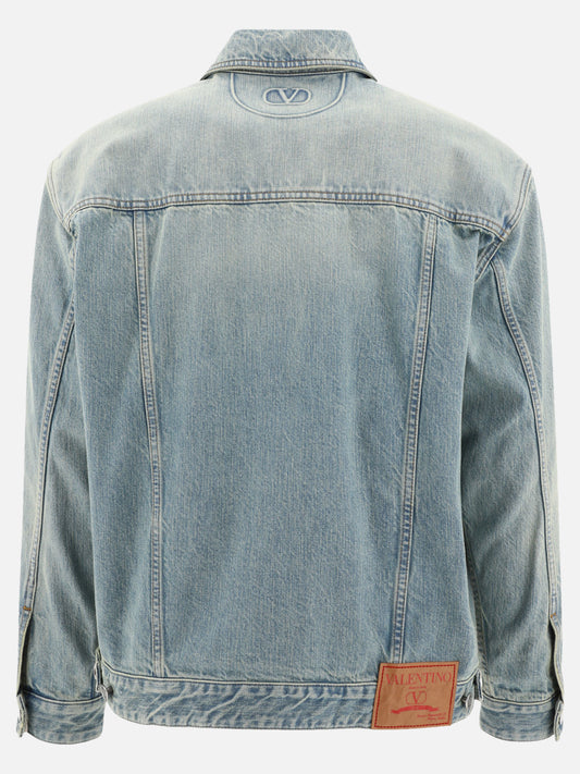 Denim jackets 100% cotton  Light blue - Valentino Men | PLP | VIETTI Online Store | 2
