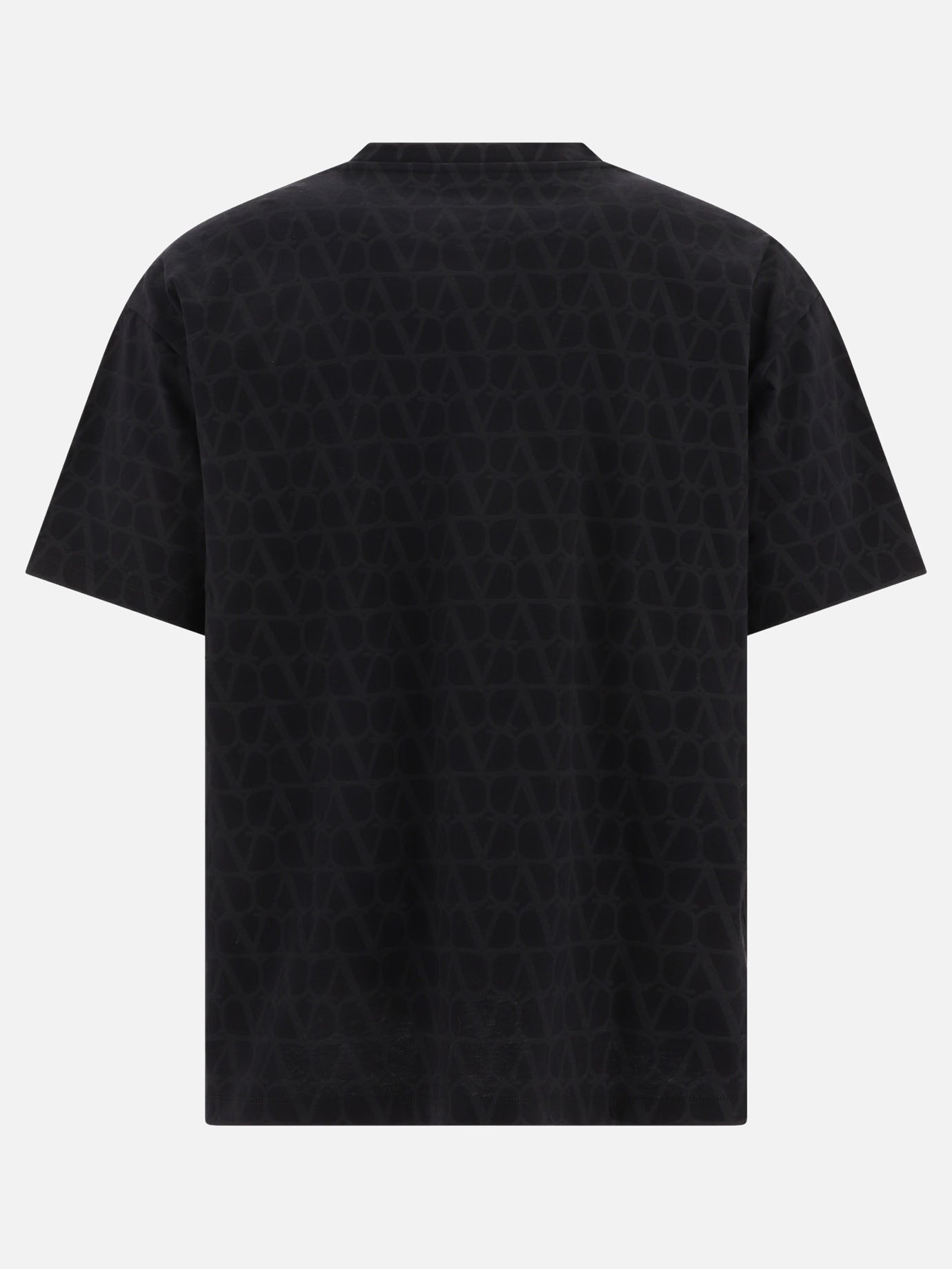 Crewneck t-shirts 100% cotton  Black - Valentino Men | PDP | VIETTI Online Store | Zoom-Modal_2
