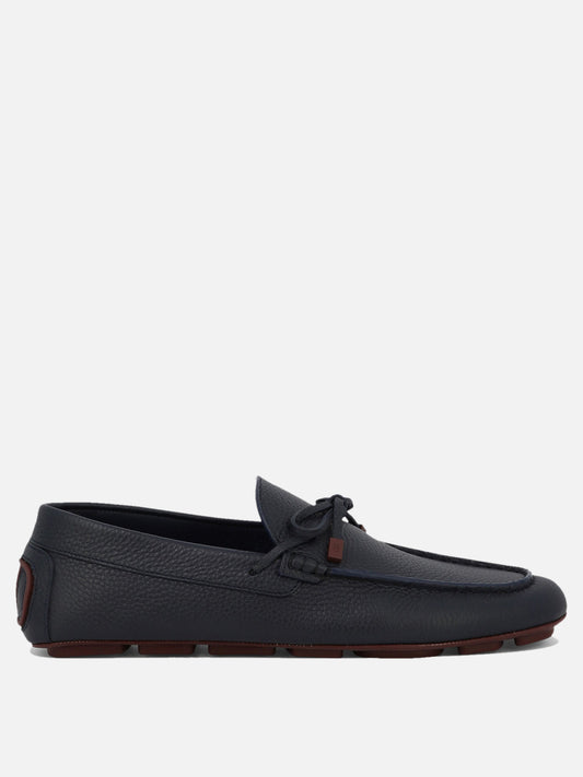 Loafers 100% leather - 100% rubber  Blue - Valentino Garavani Men | PLP | VIETTI Online Store 
