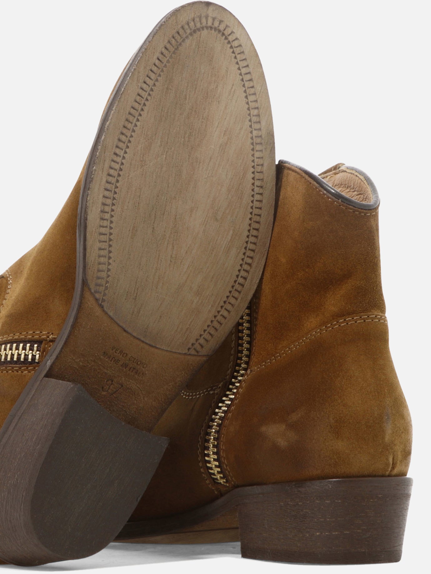 Cowboy 100% suede - 100% leather  Brown - Via Roma 15 Women | PDP | VIETTI Online Store | Zoom-Modal_5

