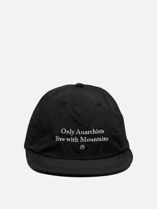 "Only Anarchist live with Mountains" hat