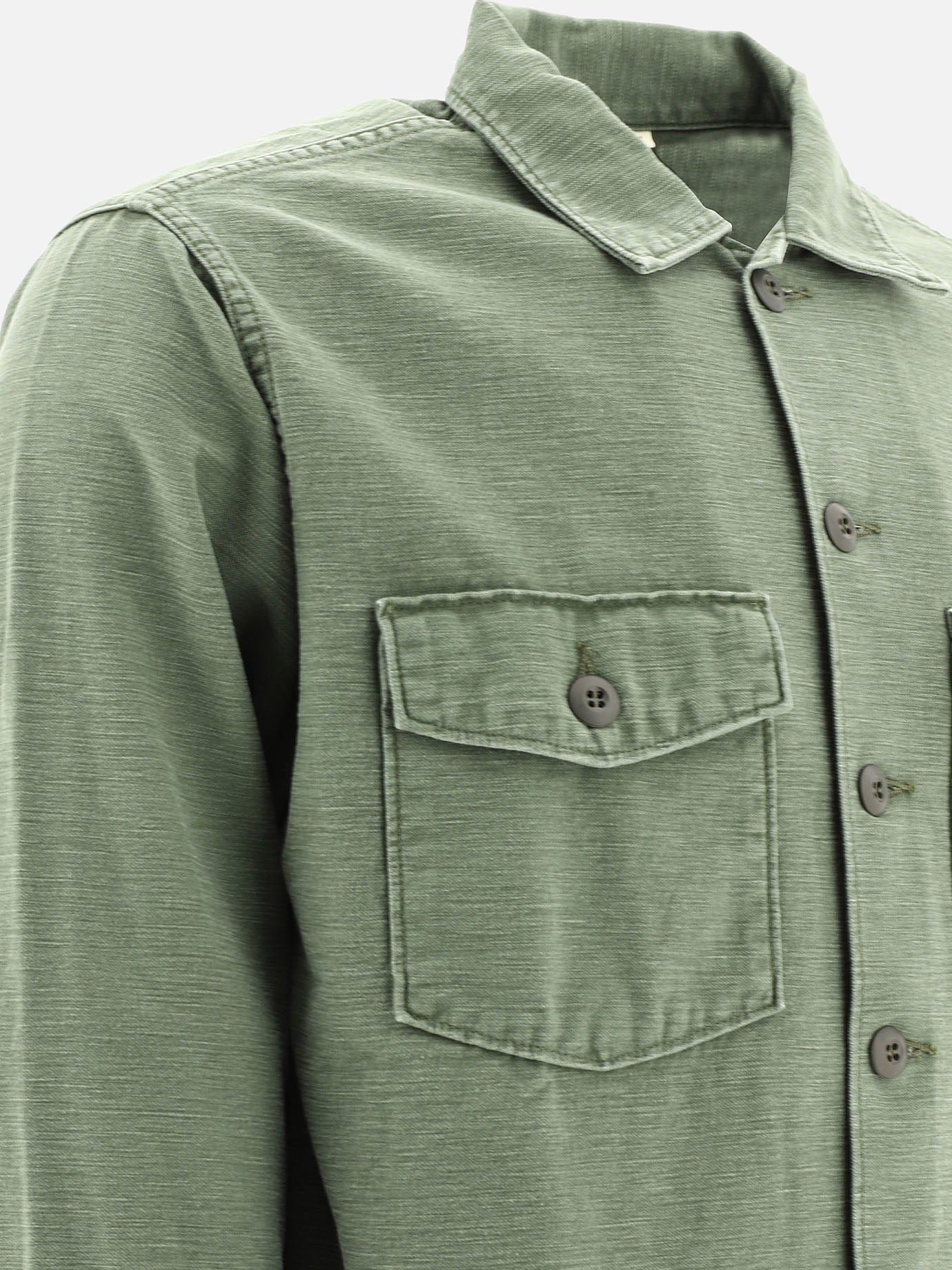 Overshirt jackets Solid colour  Green - OrSlow Men | PDP | VIETTI Online Store | Zoom-Modal_4
