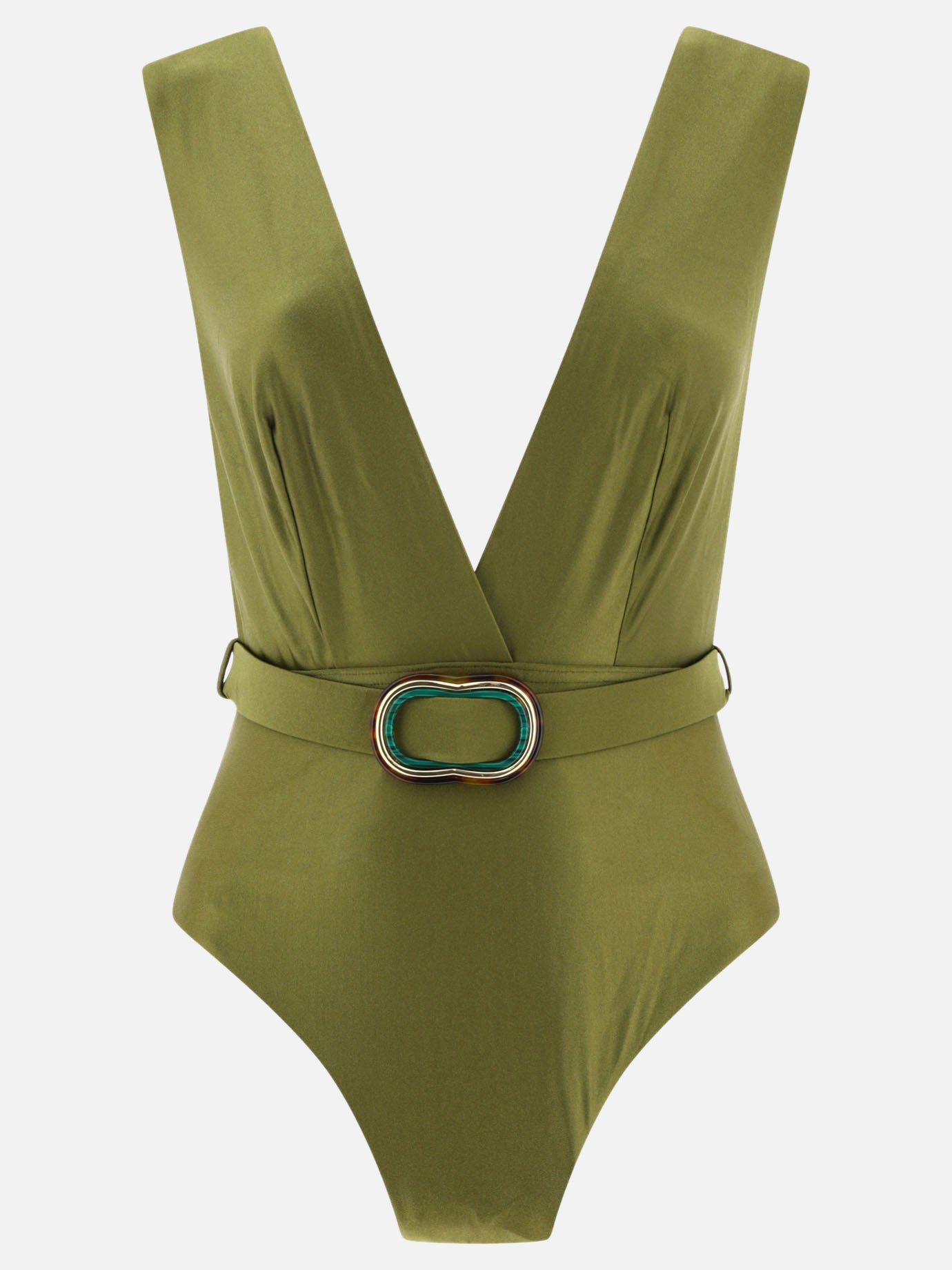 Swimsuits 80% polyamide 20% elastane  Green - Zimmermann Women | PDP | VIETTI Online Store | thumbnail
