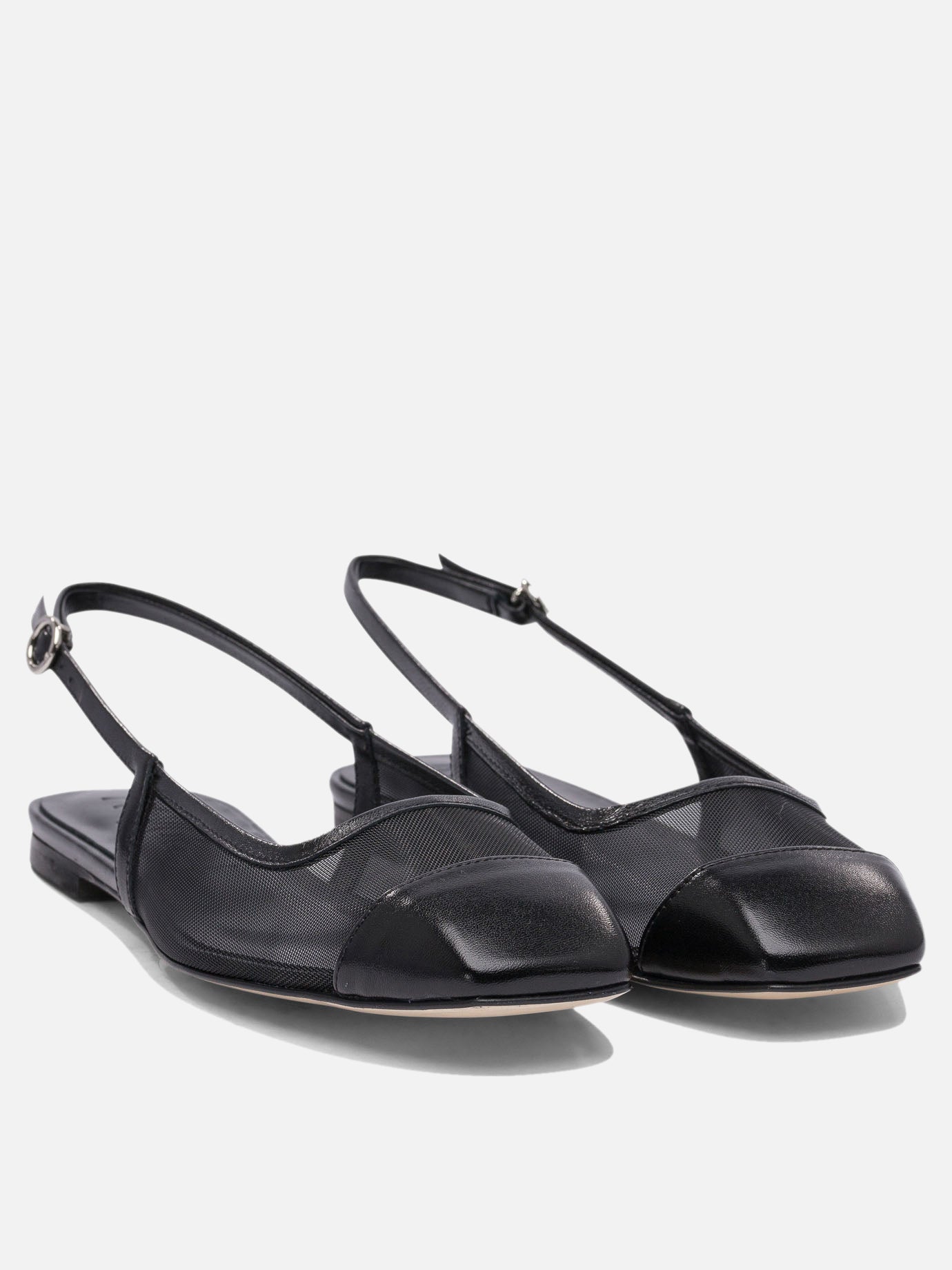 Classic ballet flats 100% nappa leather - 100% cow leather  Black - Aeyde Women | PDP | VIETTI Online Store | Zoom-Modal_2
