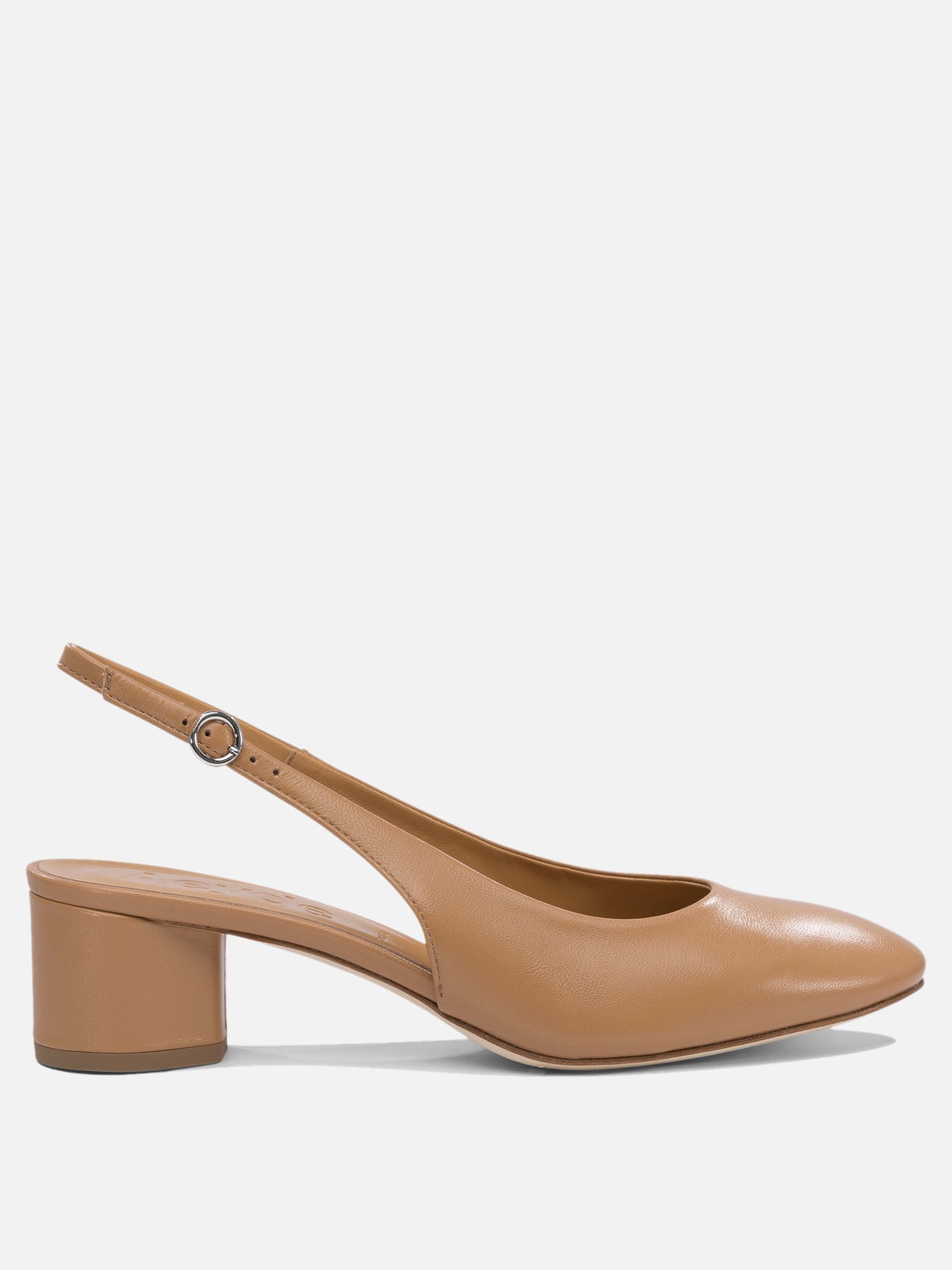 Slingbacks 100% nappa leather - 100% cow leather  Beige - Aeyde Women | PDP | VIETTI Online Store | thumbnail