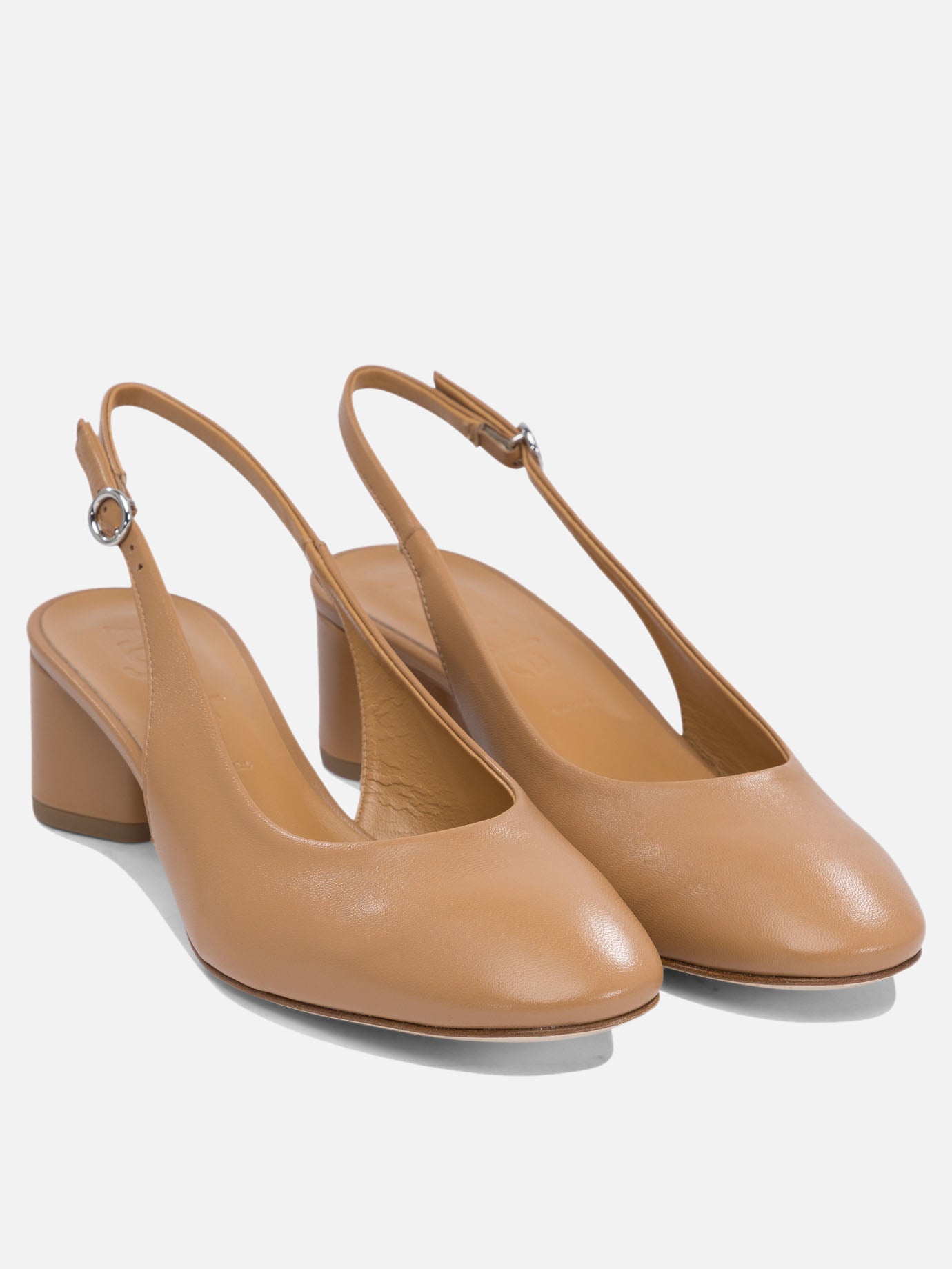 Slingbacks 100% nappa leather - 100% cow leather  Beige - Aeyde Women | PDP | VIETTI Online Store | Zoom-Modal_2
