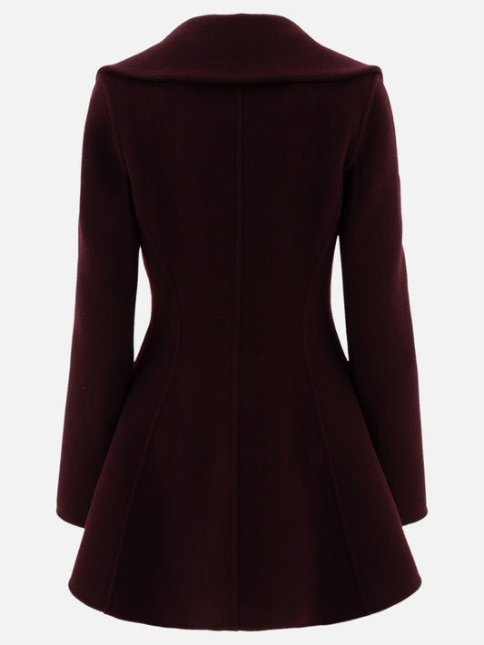 Short coats Solid colour  Bordeaux - Alaïa Women | PDP | VIETTI Online Store | 2
