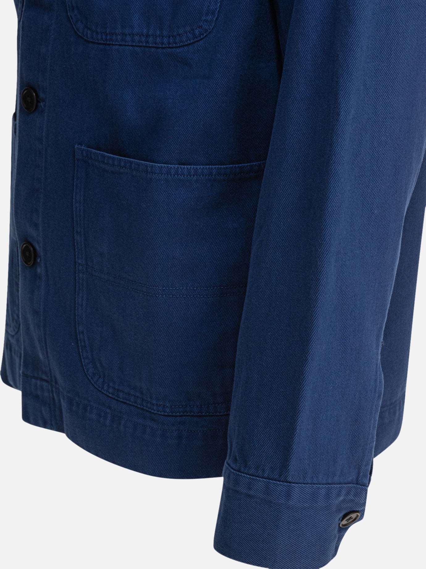 Overshirt jackets Solid colour  Blue - Alex Mill Men | PDP | VIETTI Online Store | thumbnail_4