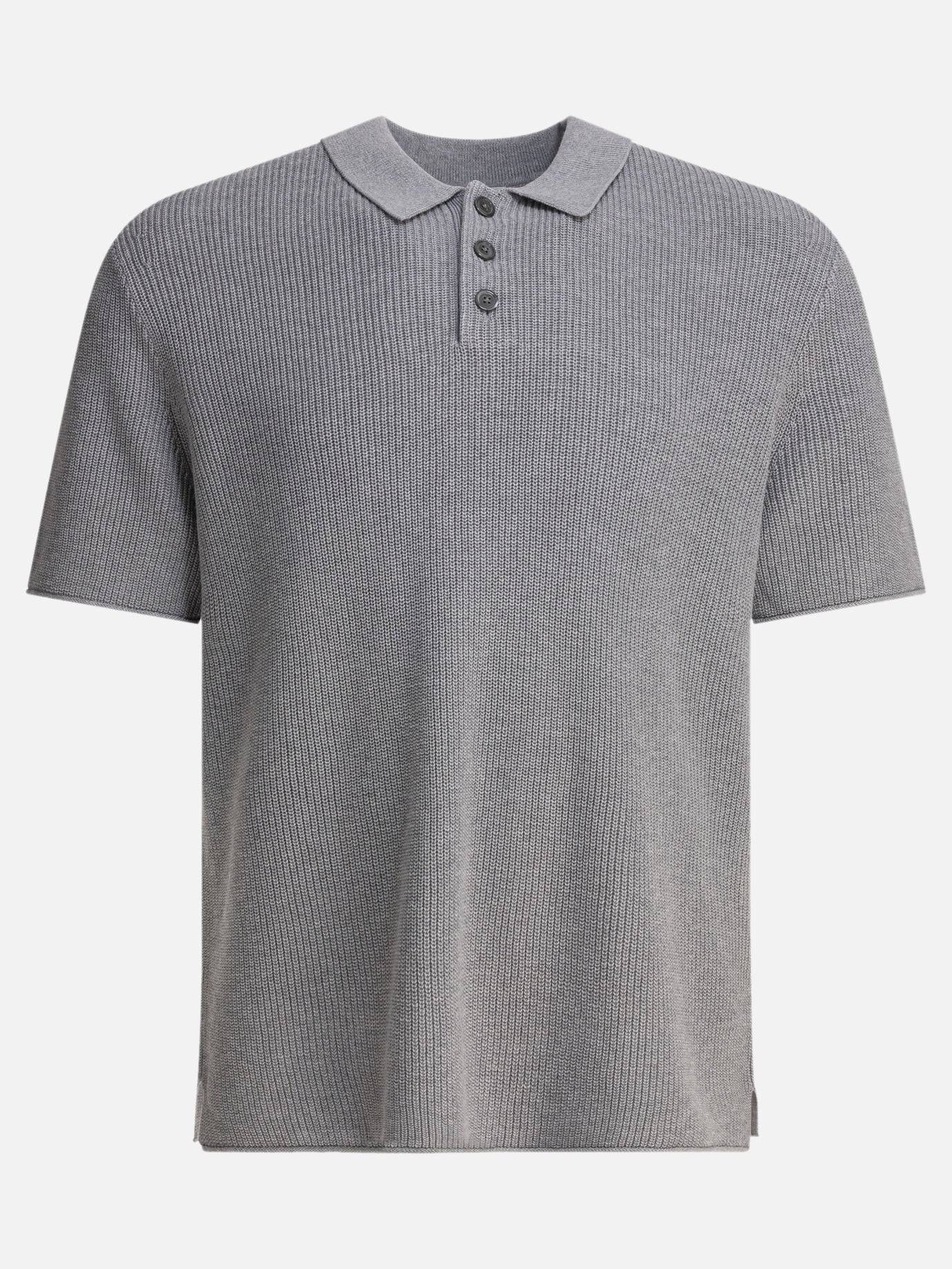 Polo shirts with buttons Solid colour  Grey - Alex Mill Men | PDP | VIETTI Online Store | Zoom-Modal
