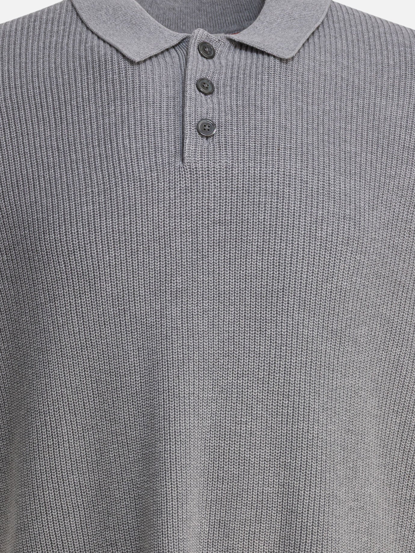Polo shirts with buttons Solid colour  Grey - Alex Mill Men | PDP | VIETTI Online Store | thumbnail_3