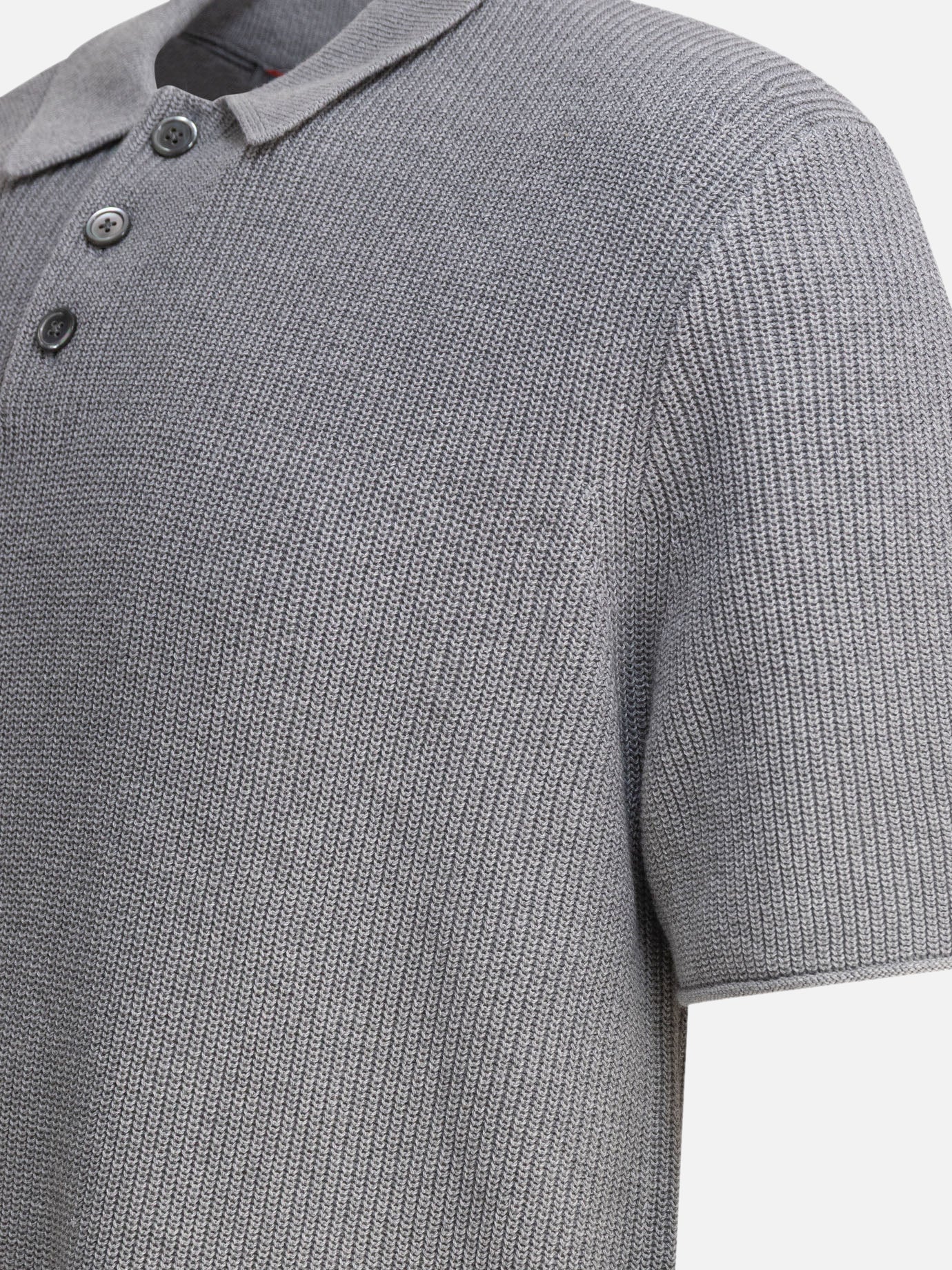 Polo shirts with buttons Solid colour  Grey - Alex Mill Men | PDP | VIETTI Online Store | thumbnail_4