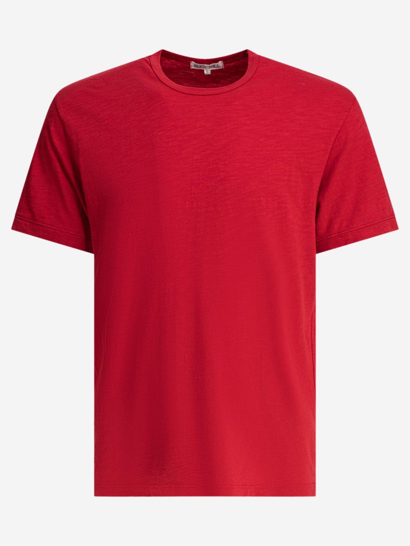 Crewneck t-shirts Solid colour  Red - Alex Mill Men | PDP | VIETTI Online Store | Zoom-Modal
