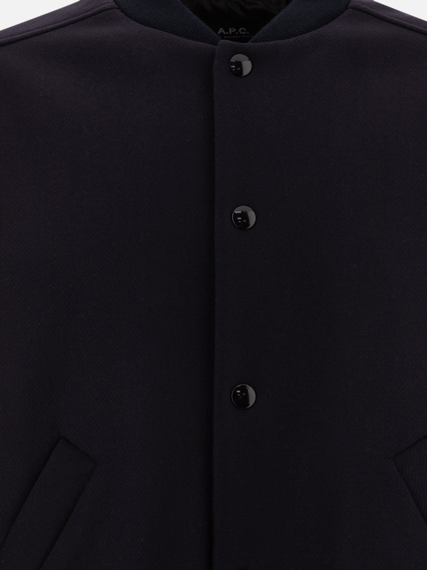 Bomber jackets Solid colour  Blue - A.P.C. Men | PDP | VIETTI Online Store | thumbnail_3