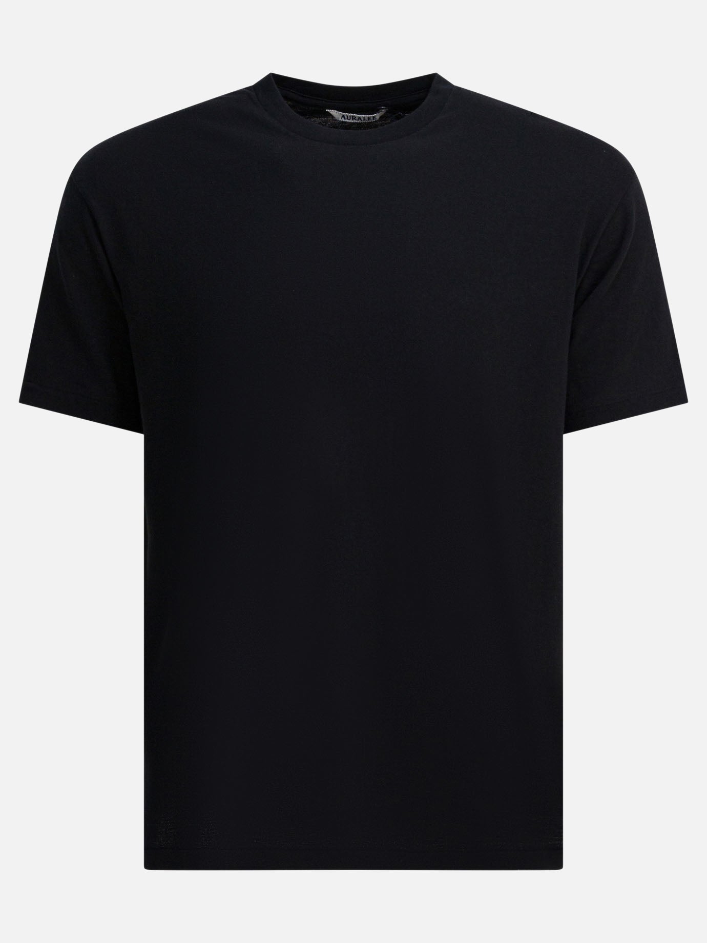 Crewneck t-shirts Solid colour  Black - Auralee Men | PDP | VIETTI Online Store | Zoom-Modal
