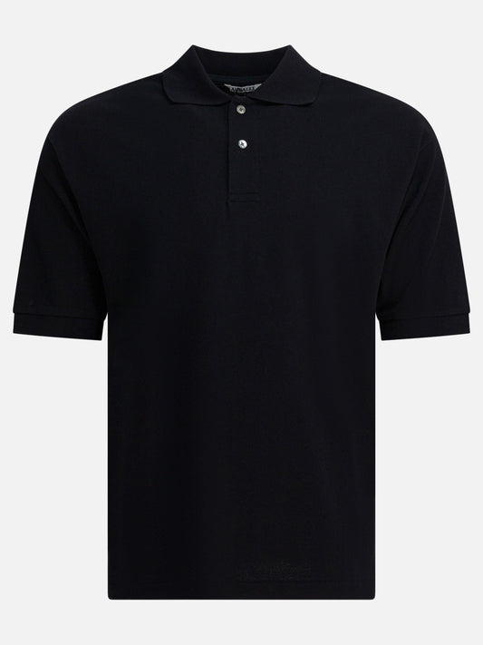 Polo shirts with buttons Solid colour  Blue - Auralee Men | PLP | VIETTI Online Store 

