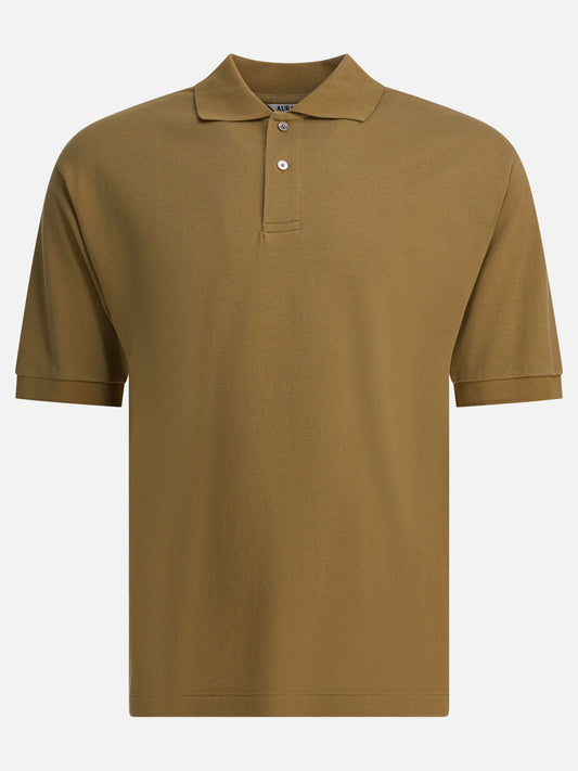 Polo shirts with buttons Solid colour  Beige - Auralee Men | PLP | VIETTI Online Store 
