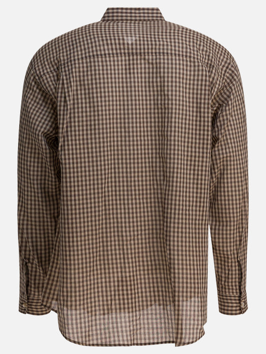 Casual shirts Gingham  Brown - Auralee Men | PLP | VIETTI Online Store | 2
