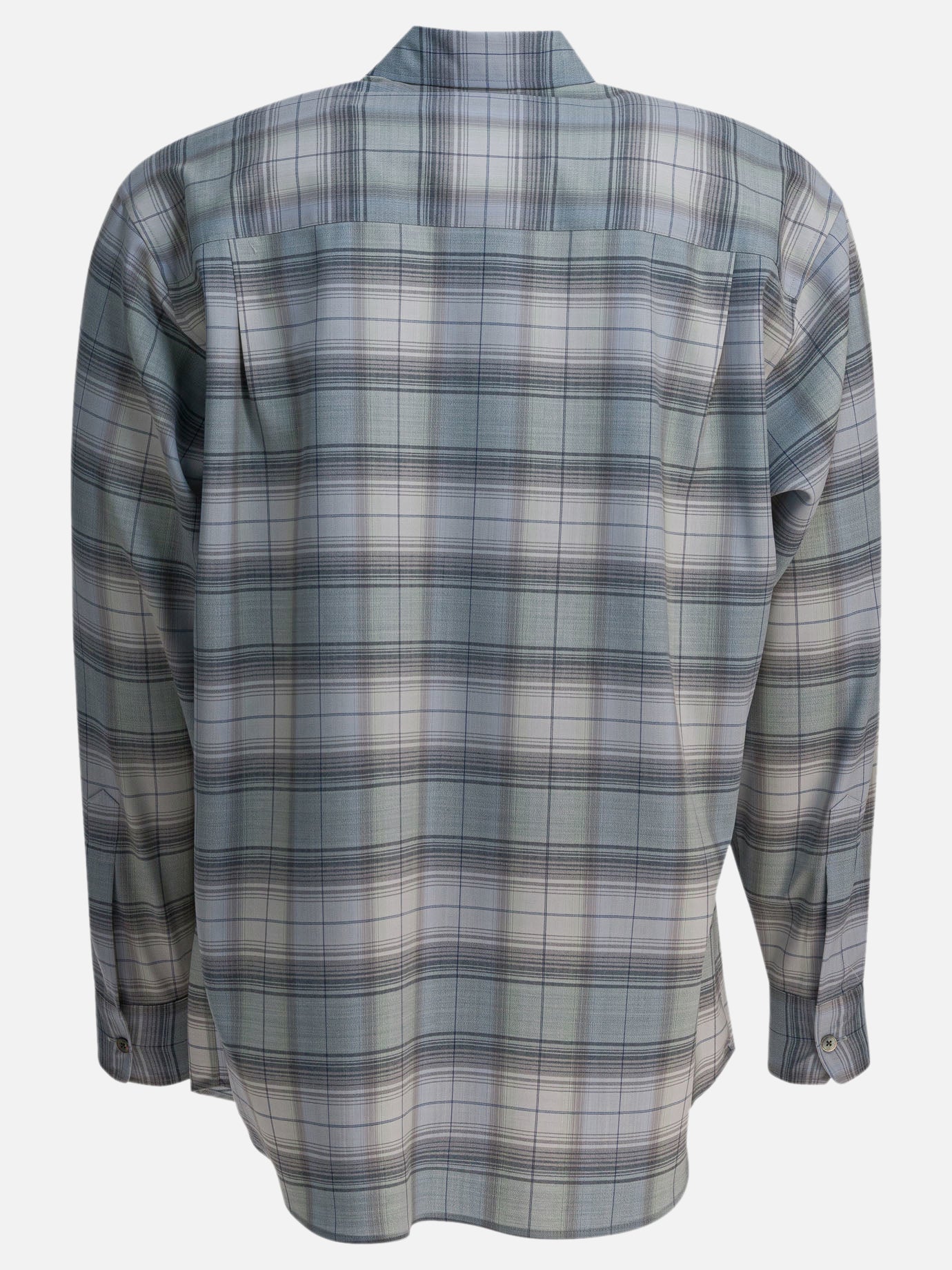 Casual shirts Check  Light blue - Auralee Men | PDP | VIETTI Online Store | thumbnail_2