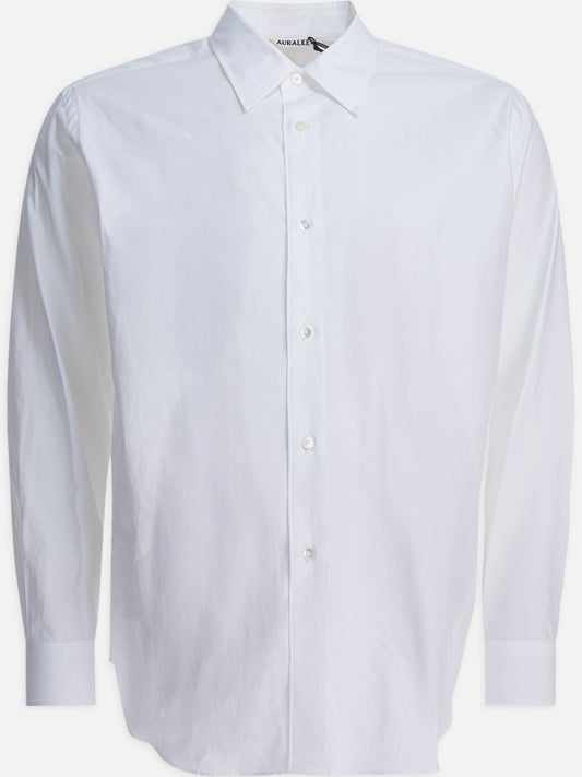 Formal shirts Solid colour  White - Auralee Men | PLP | VIETTI Online Store 
