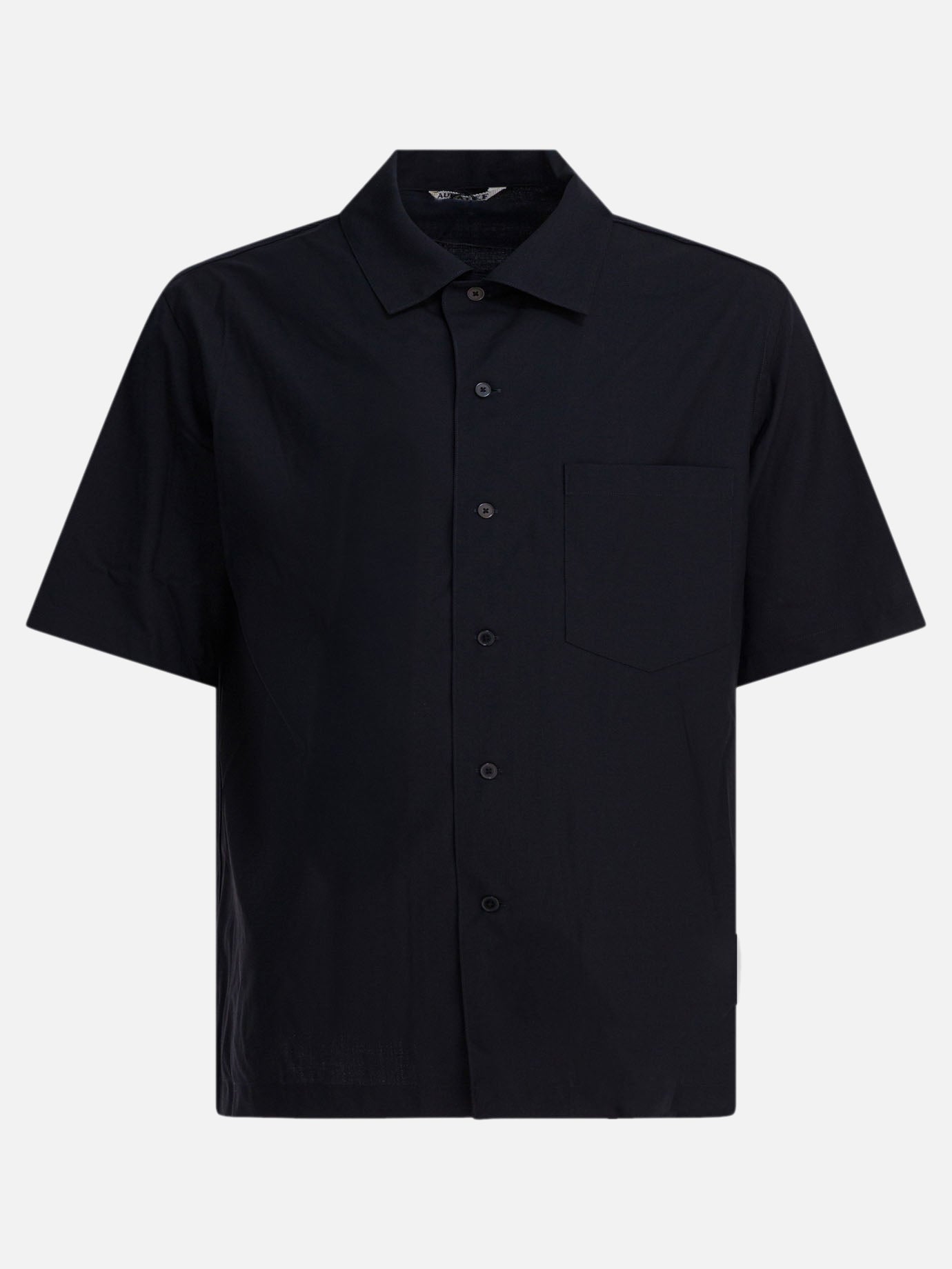 Casual shirts Solid colour  Blue - Auralee Men | PDP | VIETTI Online Store | thumbnail
