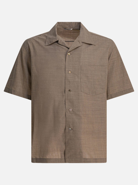 Casual shirts Solid colour  Beige - Auralee Men | PLP | VIETTI Online Store 
