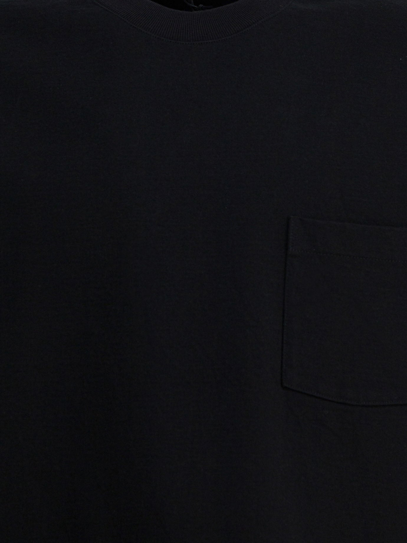 Crewneck t-shirts Solid colour  Black - Auralee Men | PDP | VIETTI Online Store | Zoom-Modal_3
