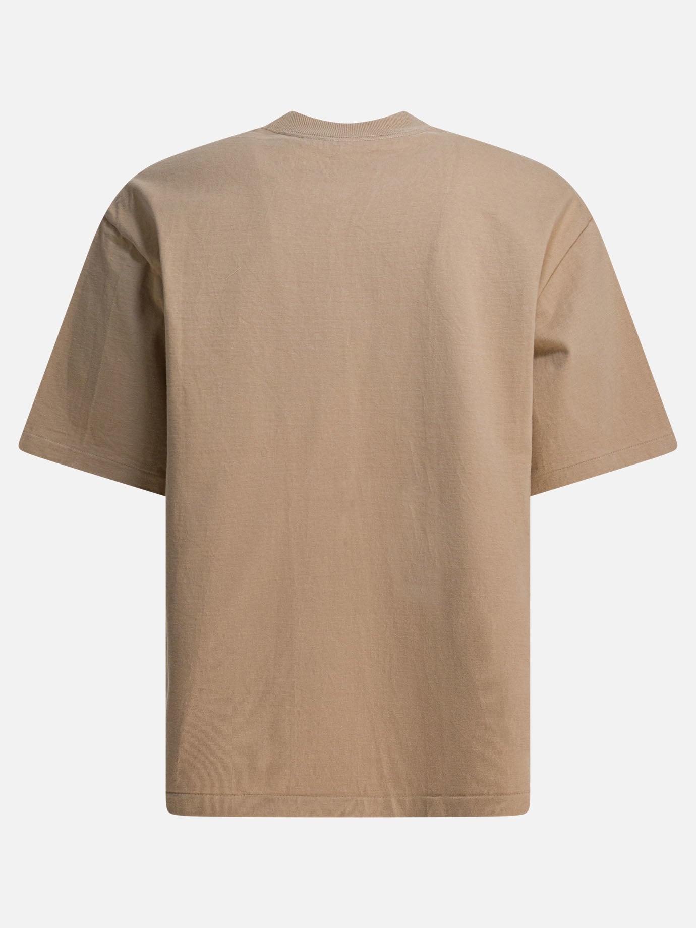 Crewneck t-shirts Solid colour  Beige - Auralee Men | PDP | VIETTI Online Store | Zoom-Modal_2
