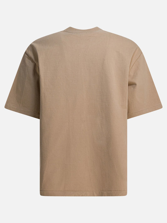 Crewneck t-shirts Solid colour  Beige - Auralee Men | PLP | VIETTI Online Store | 2

