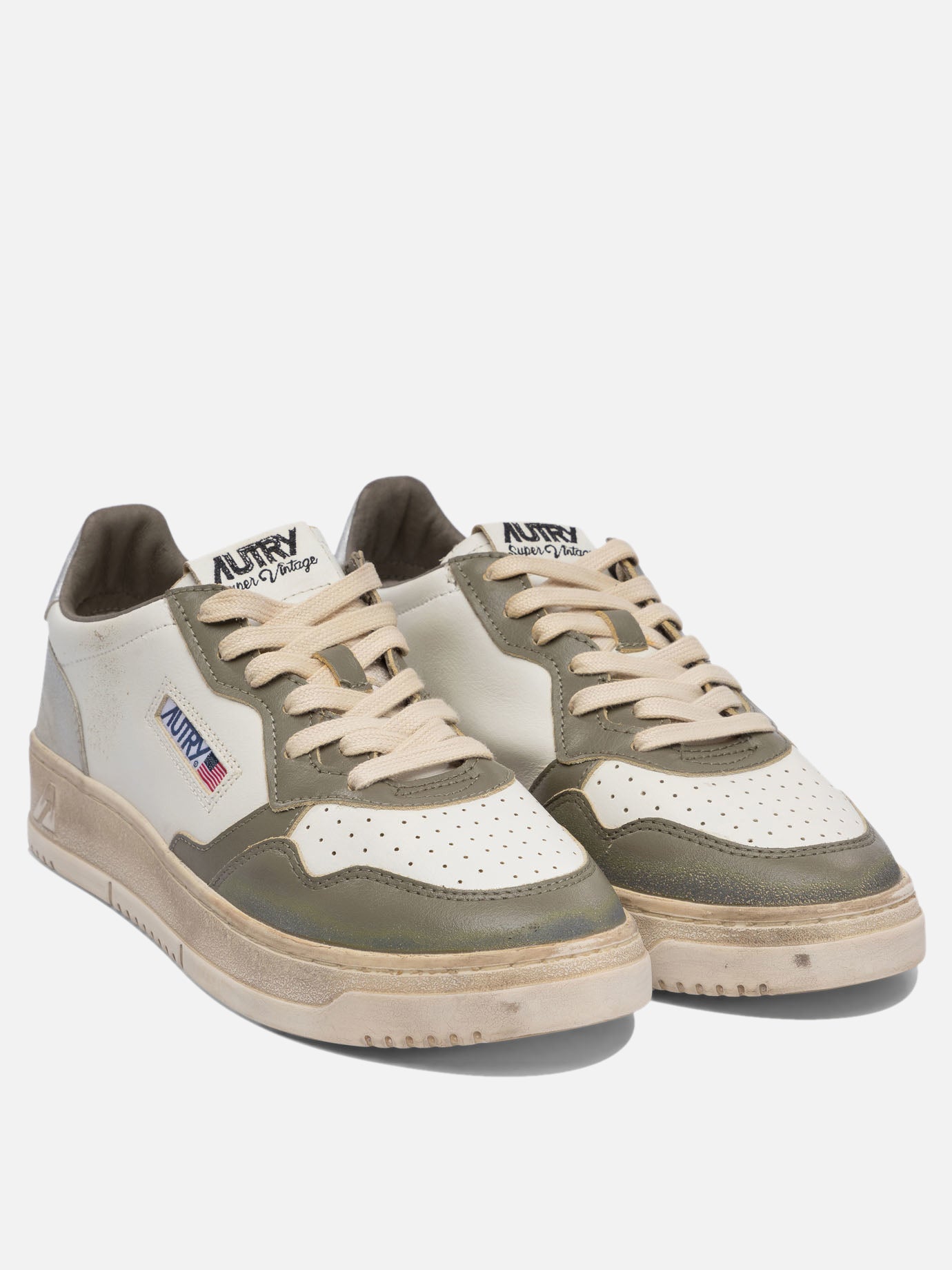 Low top sneakers 100% cow leather - 100% rubber  Green - Autry Men | PDP | VIETTI Online Store | thumbnail_2
