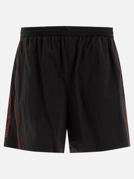 Balenciaga Short with logo 16996410_S Black 1
