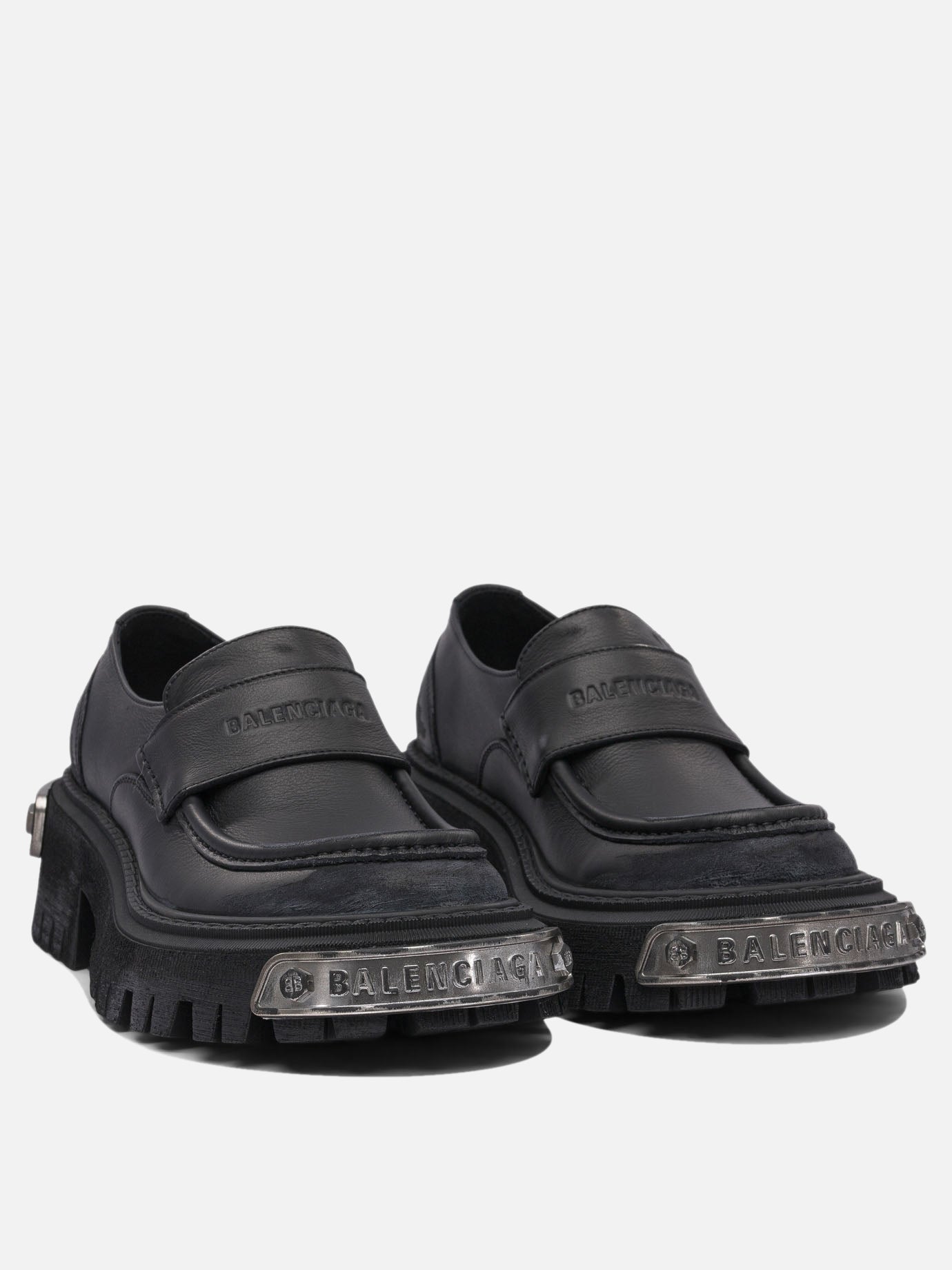 Loafers 100% calf leather - 100% rubber  Black - Balenciaga Women | PDP | VIETTI Online Store | Zoom-Modal_2
