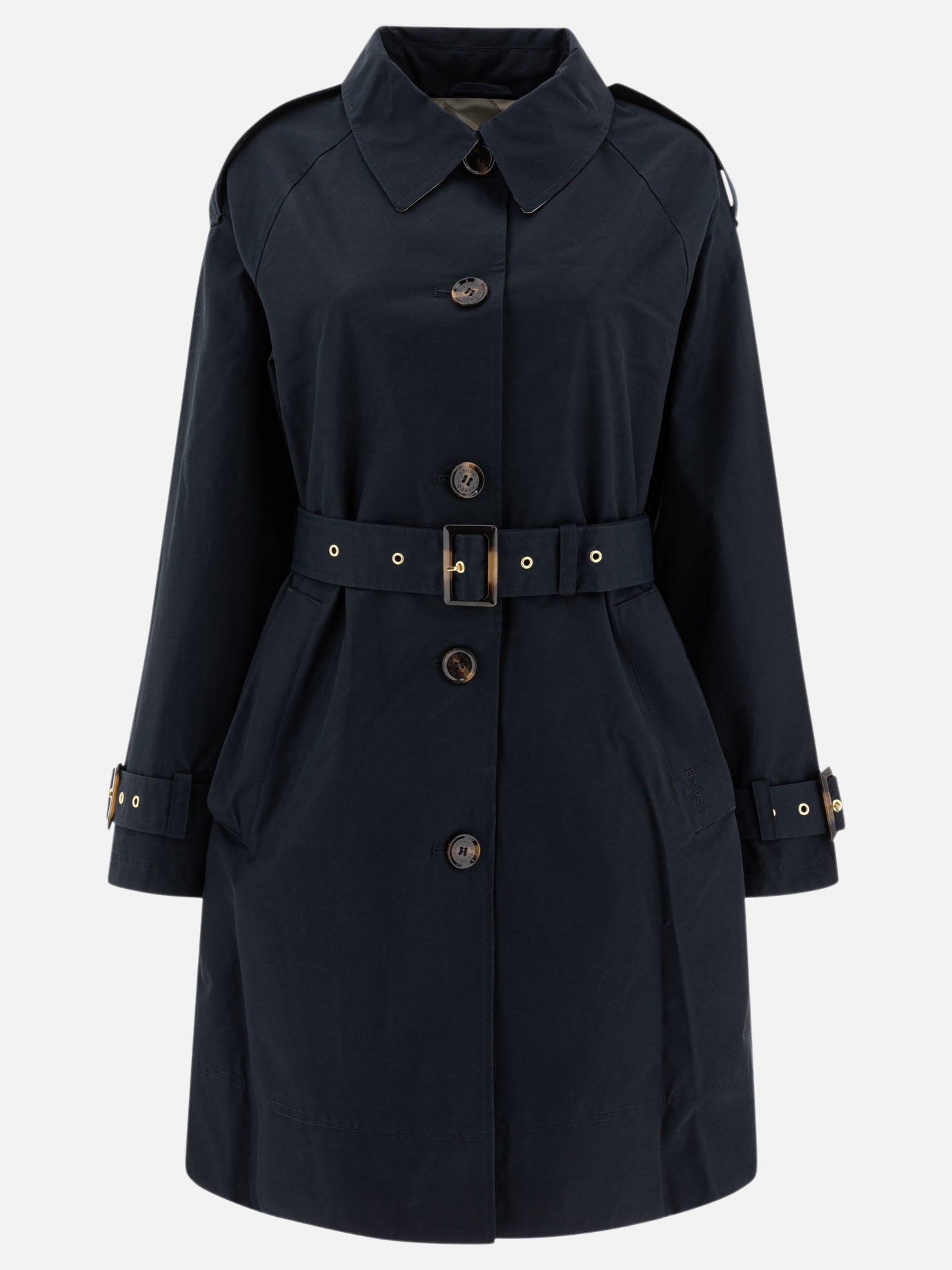 Raincoats & Trench coats Solid colour  Black - Barbour Women | PDP | VIETTI Online Store | thumbnail
