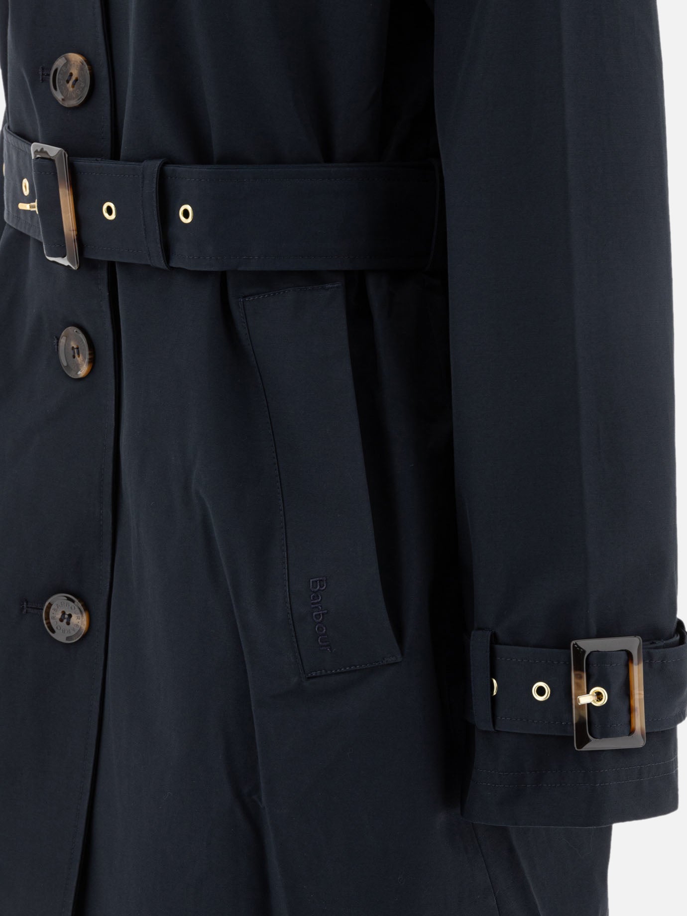 Raincoats & Trench coats Solid colour  Black - Barbour Women | PDP | VIETTI Online Store | thumbnail_4