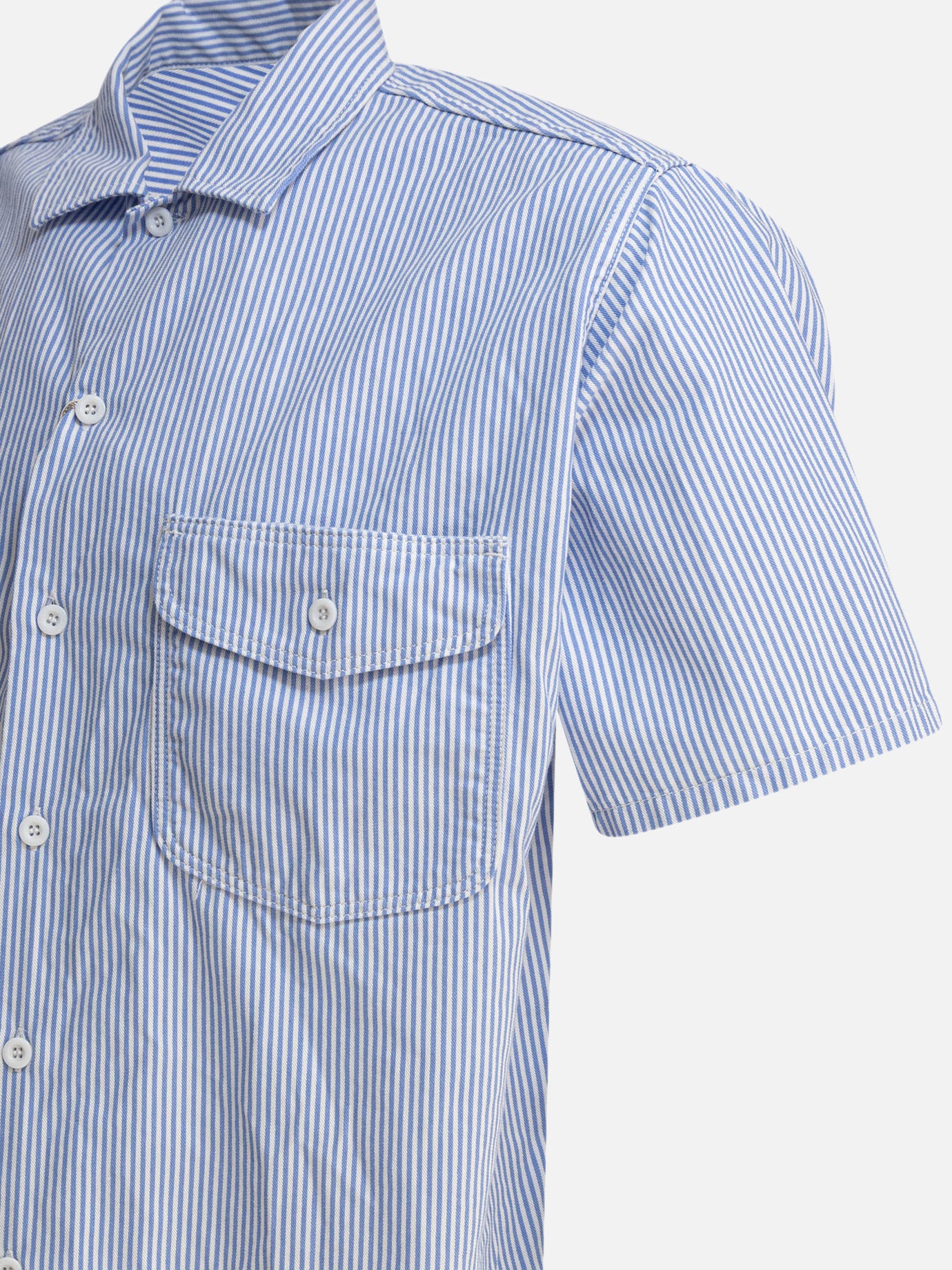 Casual shirts Striped  Blue - Beams Plus Men | PDP | VIETTI Online Store | Zoom-Modal_4

