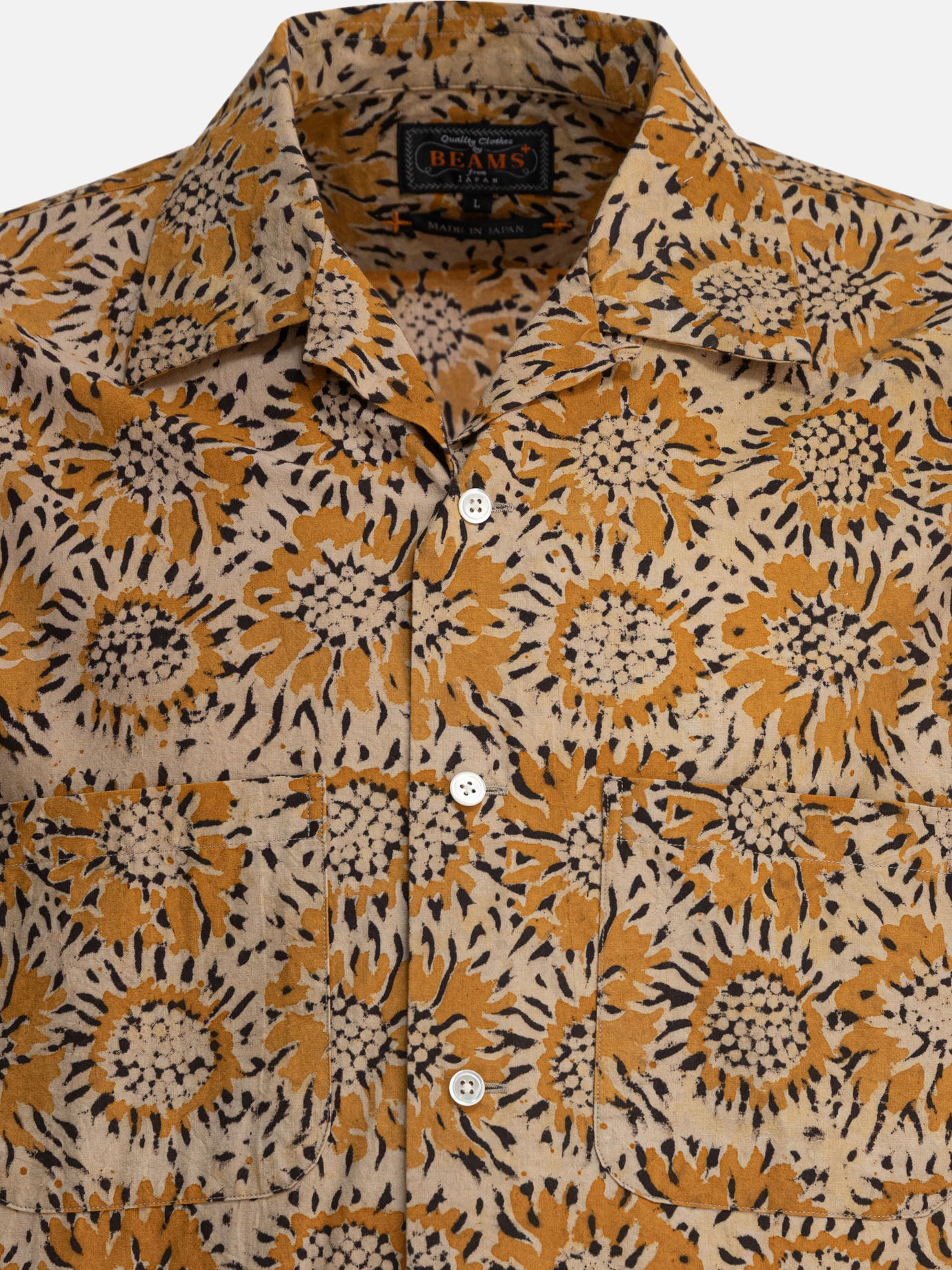 Casual shirts Floral  Yellow - Beams Plus Men | PDP | VIETTI Online Store | thumbnail_3