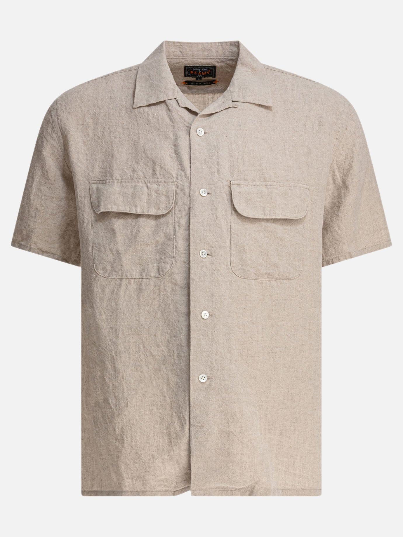 Casual shirts Solid colour  Beige - Beams Plus Men | PDP | VIETTI Online Store | Zoom-Modal
