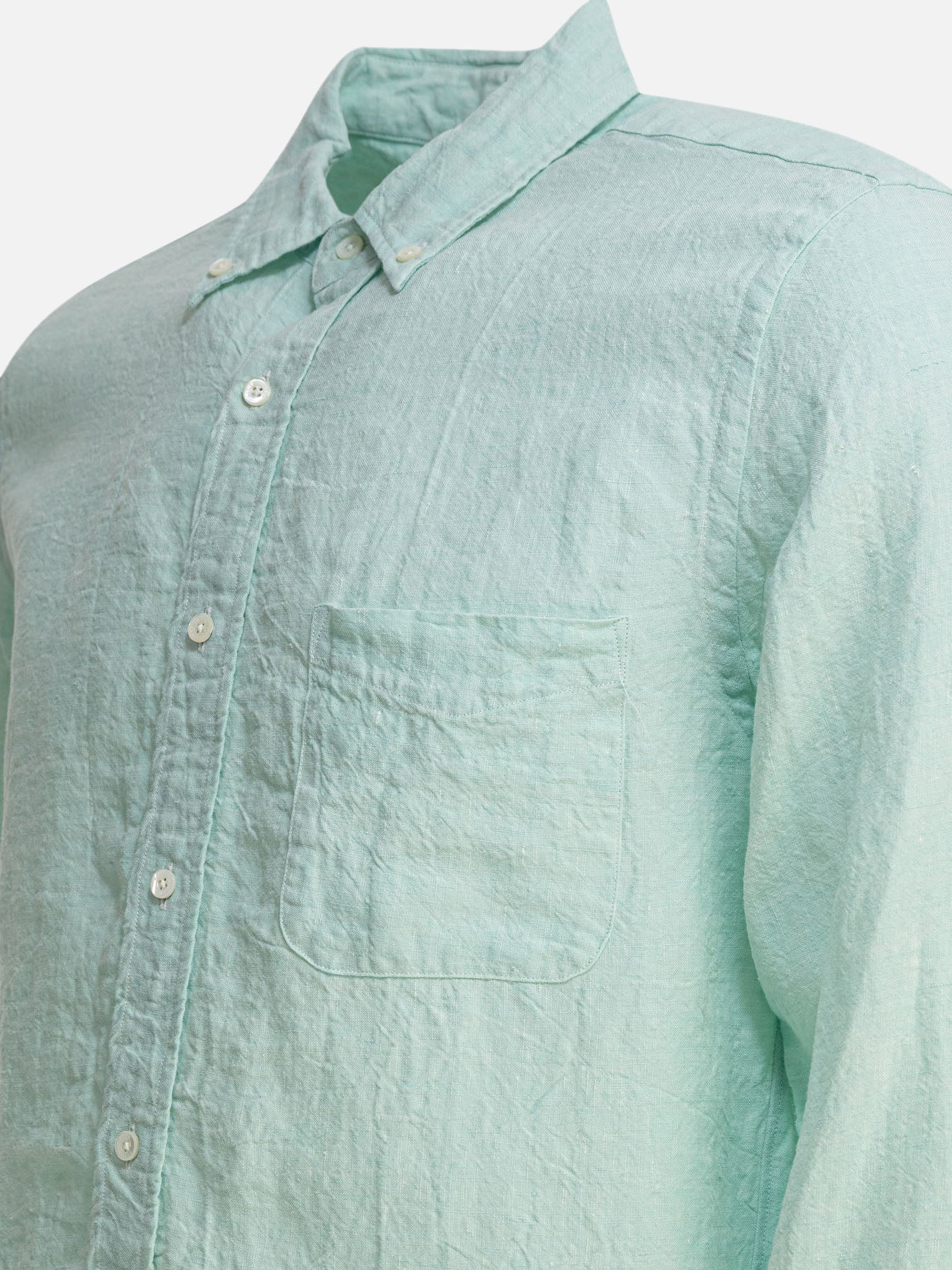 Casual shirts Solid colour  Green - Beams Plus Men | PDP | VIETTI Online Store | thumbnail_4