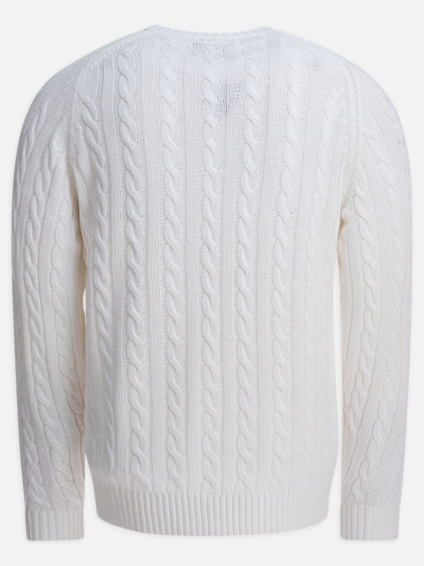 Crewneck sweaters Solid colour  White - Beams Plus Men | PDP | VIETTI Online Store | Zoom-Modal_2
