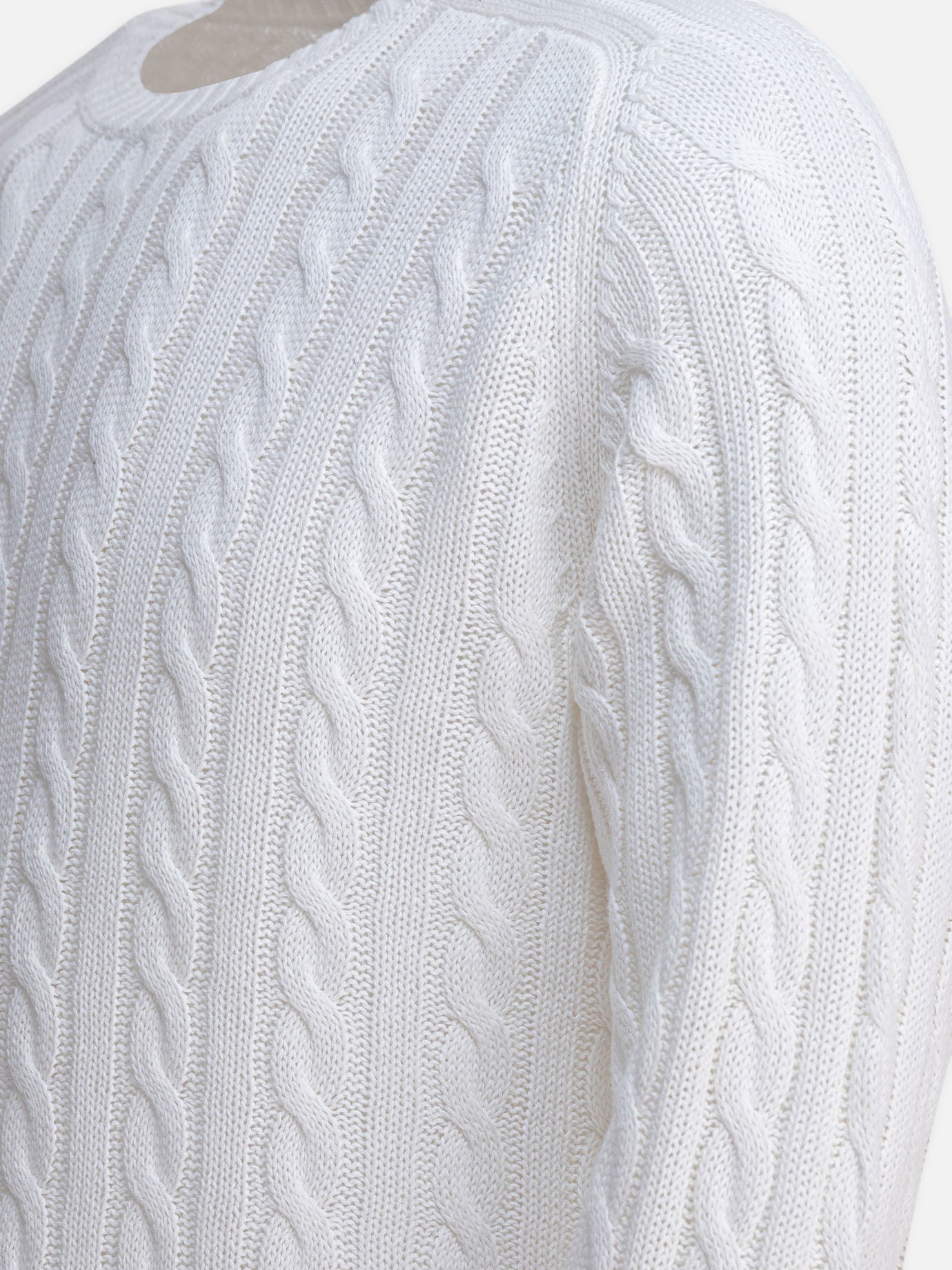 Crewneck sweaters Solid colour  White - Beams Plus Men | PDP | VIETTI Online Store | thumbnail_4